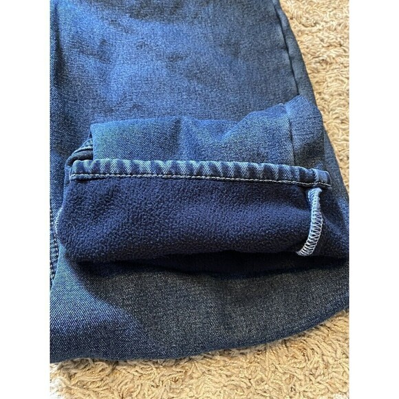 Rugged Wear Jeans Fleece Lined Denim Mens Size 36x32 Blue Straight Leg New - Picture 7 of 10